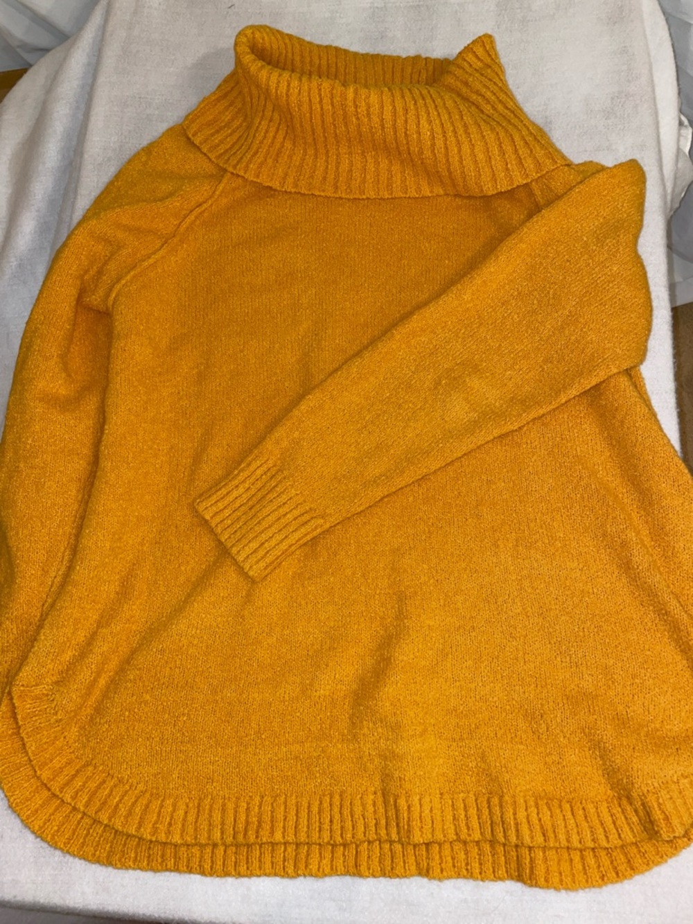 Ruby Rd. Golden Mustard Cowl Neck Sweater
